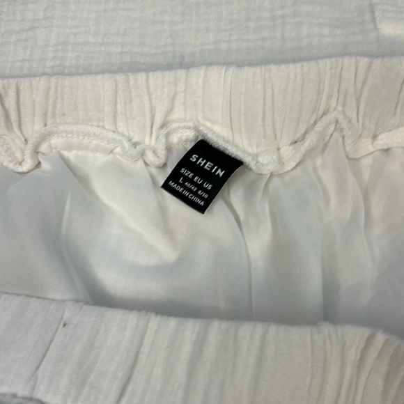 Lightweight linen-like breathable shorts & top outfit, never worn. ￼ - Picture 9 of 10